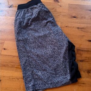 Lululemon Athletica Black and Gray Athletic Shorts